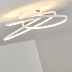 hofstein Plafonnier Chute LED Blanc, 45 lumières