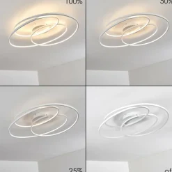 hofstein Plafonnier Chute LED Blanc, 1 lumière