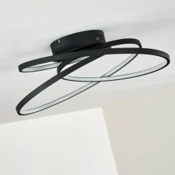 hofstein Plafonnier Chute LED Noir, 1 lumière