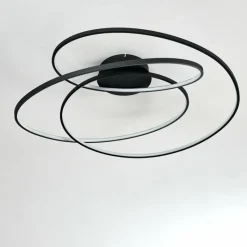 hofstein Plafonnier Chute LED Noir, 1 lumière