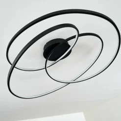 hofstein Plafonnier Chute LED Noir, 1 lumière