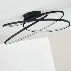 hofstein Plafonnier Chute LED Noir, 1 lumière