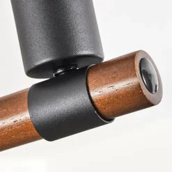 Lampes Industrielles-hofstein Plafonnier Clayhurst Noir, 3 lumières