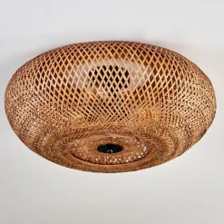 Luminaires Scandinaves-hofstein Plafonnier 50cm Bauro Noir, 3 lumières