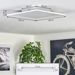 hofstein Plafonnier 40cm Valmanya LED Blanc, 1 lumière