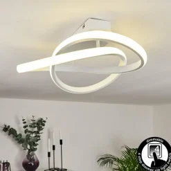 hofstein Plafonnier Cochato LED Blanc, 1 lumière* Éclairage Led