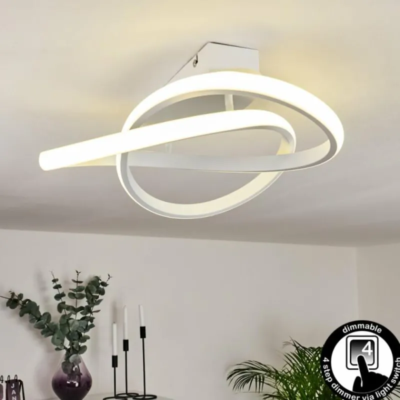 hofstein Plafonnier Cochato LED Blanc, 1 lumière* Éclairage Led