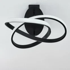 hofstein Plafonnier Cochato LED Noir, Blanc, 2 lumières