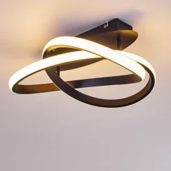 hofstein Plafonnier Cochato LED Noir, Blanc, 2 lumières