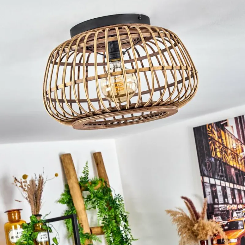 Luminaires Scandinaves-hofstein Plafonnier Combeima Noir, 1 lumière