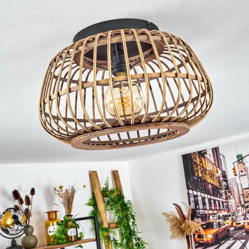 Luminaires Scandinaves-hofstein Plafonnier Combeima Noir, 1 lumière