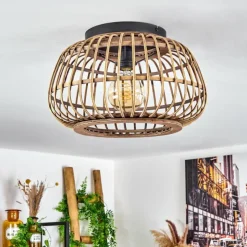 Luminaires Scandinaves-hofstein Plafonnier Combeima Noir, 1 lumière