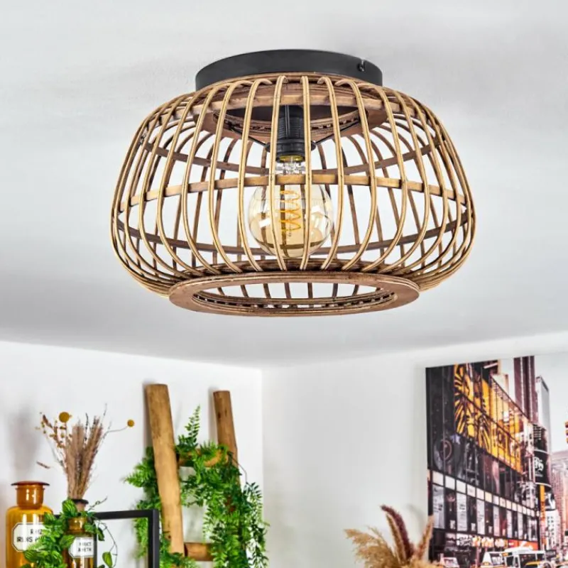 Luminaires Scandinaves-hofstein Plafonnier Combeima Noir, 1 lumière