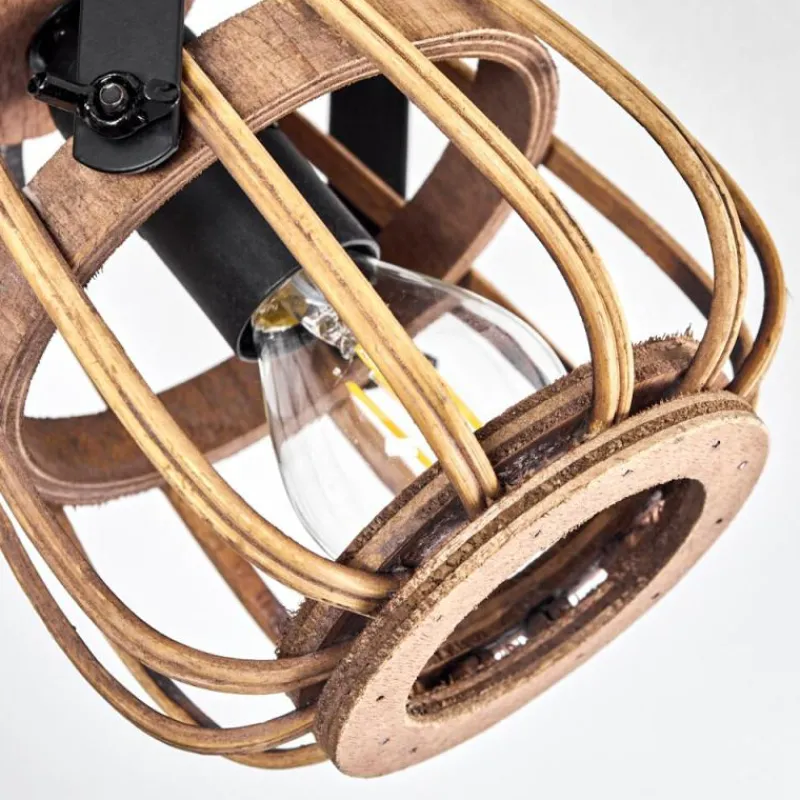 Luminaires Scandinaves-hofstein Plafonnier Combeima Noir, 4 lumières