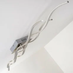 hofstein Plafonnier Coquitlam LED Nickel mat, 1 lumière* Éclairage Led