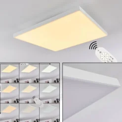hofstein Plafonnier Cor LED Blanc, 1 lumière, Télécommandes