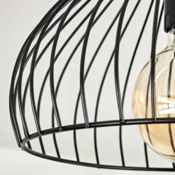 Lampes Vintages & Rétros-hofstein Plafonnier Corcovado Noir, 1 lumière