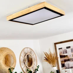 Luminaires Scandinaves-hofstein Plafonnier Corinto LED Écru, Noir, 1 lumière