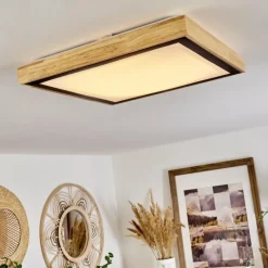 Luminaires Scandinaves-hofstein Plafonnier Corinto LED Écru, Noir, 1 lumière