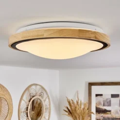 hofstein Plafonnier Corinto LED Écru, Noir, 1 lumière