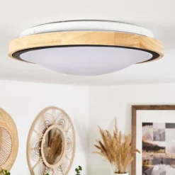 hofstein Plafonnier Corinto LED Écru, Noir, 1 lumière