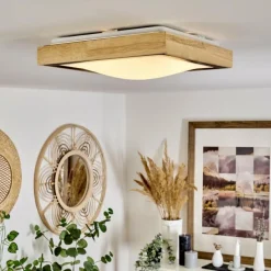 hofstein Plafonnier Corinto LED Écru, Noir, 1 lumière