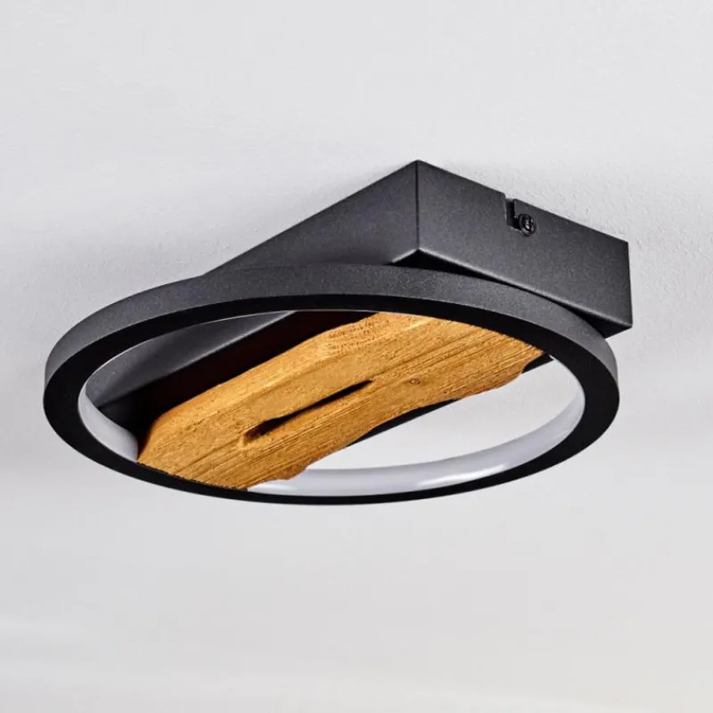 hofstein Plafonnier Cornol LED Écru, Noir, 1 lumière