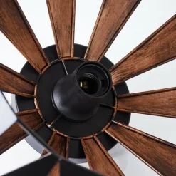 Lampes Vintages & Rétros-hofstein Plafonnier Corralejo Noir, 1 lumière