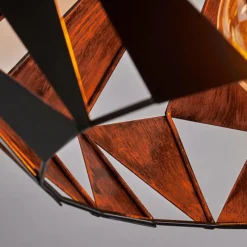 Lampes Vintages & Rétros-hofstein Plafonnier Corralejo Noir, 1 lumière