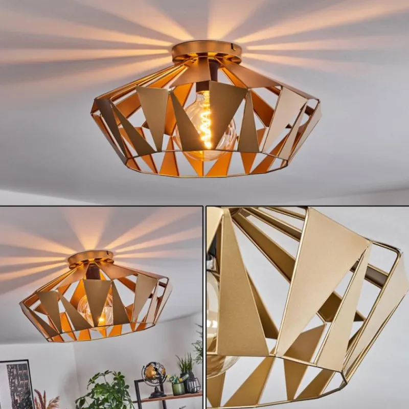 Lampes Dorées-hofstein Plafonnier Corralejo Or, 1 lumière