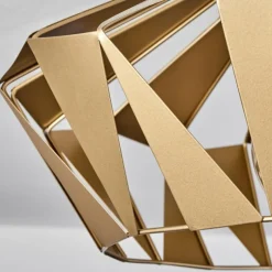 Lampes Dorées-hofstein Plafonnier Corralejo Or, 1 lumière