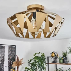 Lampes Dorées-hofstein Plafonnier Corralejo Or, 1 lumière