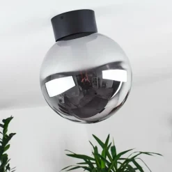 hofstein Plafonnier Cumuato Noir, 1 lumière