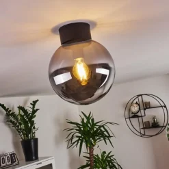 hofstein Plafonnier Cumuato Noir, 1 lumière