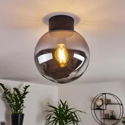 hofstein Plafonnier Cumuato Noir, 1 lumière