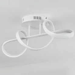 hofstein Plafonnier Dauntey LED Blanc, 1 lumière, Télécommandes