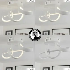 hofstein Plafonnier Dauntey LED Blanc, 1 lumière