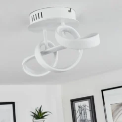 hofstein Plafonnier Dauntey LED Blanc, 1 lumière