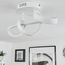 hofstein Plafonnier Dauntey LED Blanc, 1 lumière