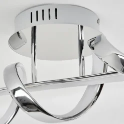 hofstein Plafonnier Dauntey LED Chrome, 1 lumière