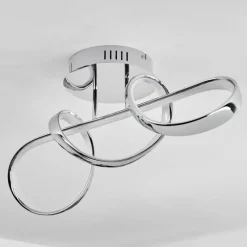 hofstein Plafonnier Dauntey LED Chrome, 1 lumière