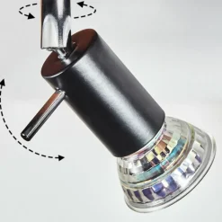 Lampes En Bois-hofstein Plafonnier Deadwood LED Brun, Couleur bois, 6 lumières