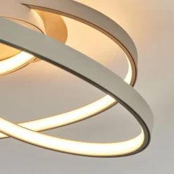 hofstein Plafonnier Demaine LED Gris, 1 lumière