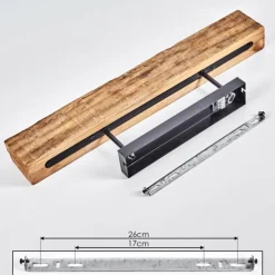 Luminaires Scandinaves-hofstein Plafonnier Derville Écru, Noir, 3 lumières