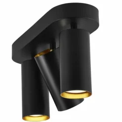 Luminaires Scandinaves-Design For The People by Nordlux Plafonnier MIMI Noir, 3 lumières