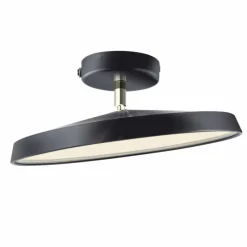 Luminaires Scandinaves-Design For The People by Nordlux Plafonnier KAITO LED Noir, 1 lumière