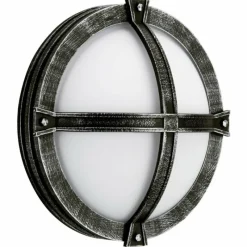 Luminaires Rustiques-Luminaires Albert Leuchten Plafonnier d'extérieur Albert 6230 Noir, Argenté, 1 lumière