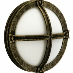 Luminaires Albert Leuchten Plafonnier d'extérieur Albert 230 Brun, Laiton, 1 lumière