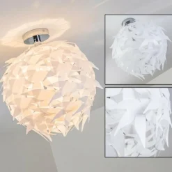 hofstein Plafonnier Dokkas Chrome, 1 lumière