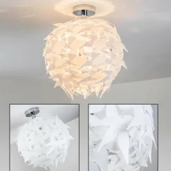 hofstein Plafonnier Dokkas Chrome, 1 lumière